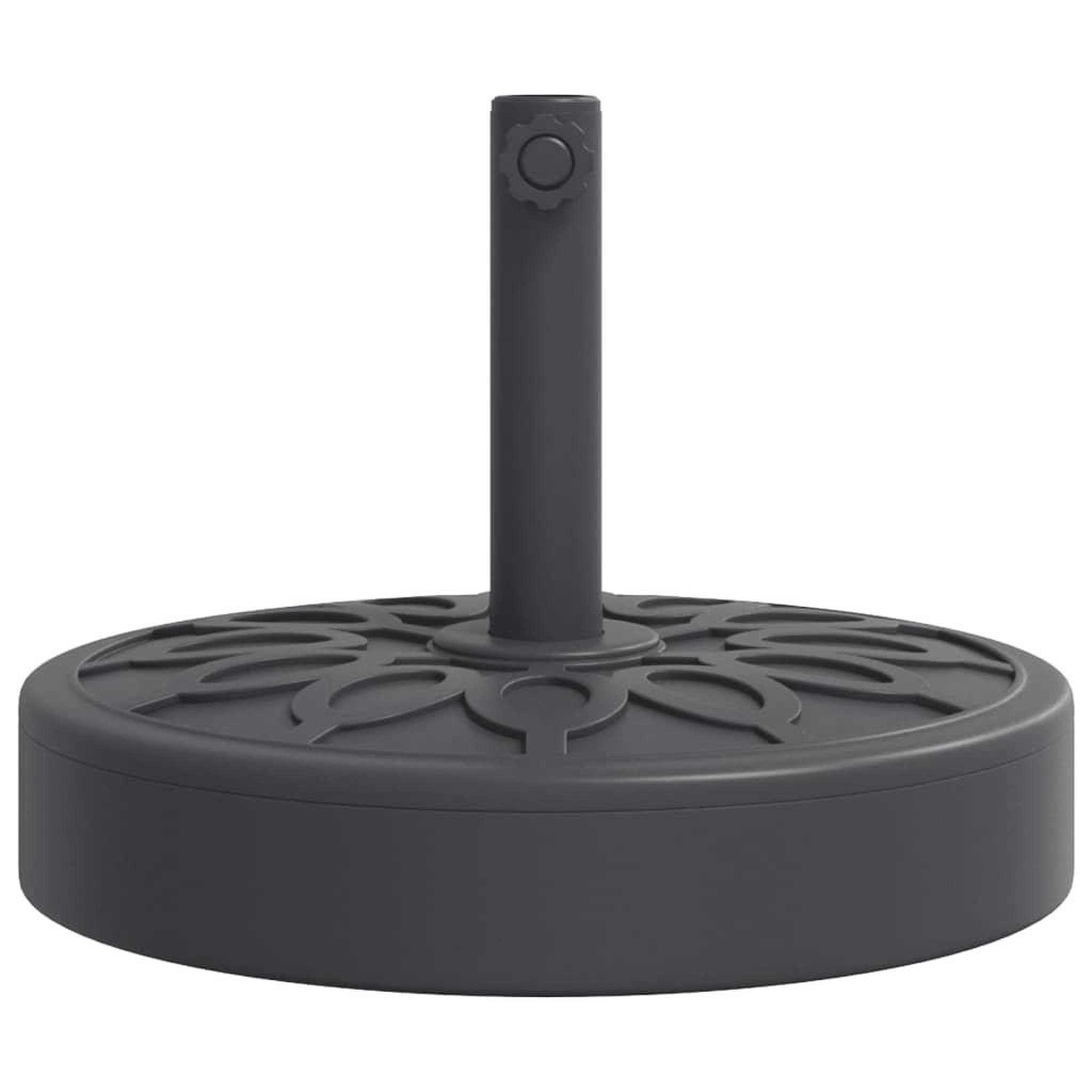 Voir la diapositive 4 : VIDAXL Base de parasol pour mats Ø38 / 48 mm 25 kg rond