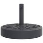 Voir la diapositive 4 : VIDAXL Base de parasol pour mats Ø38 / 48 mm 25 kg rond