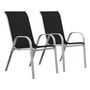 Voir la diapositive 1 : Habitat et Jardin Fauteuil jardin Textilène  Cordoba  - Phoenix - Noir - Lot de 2