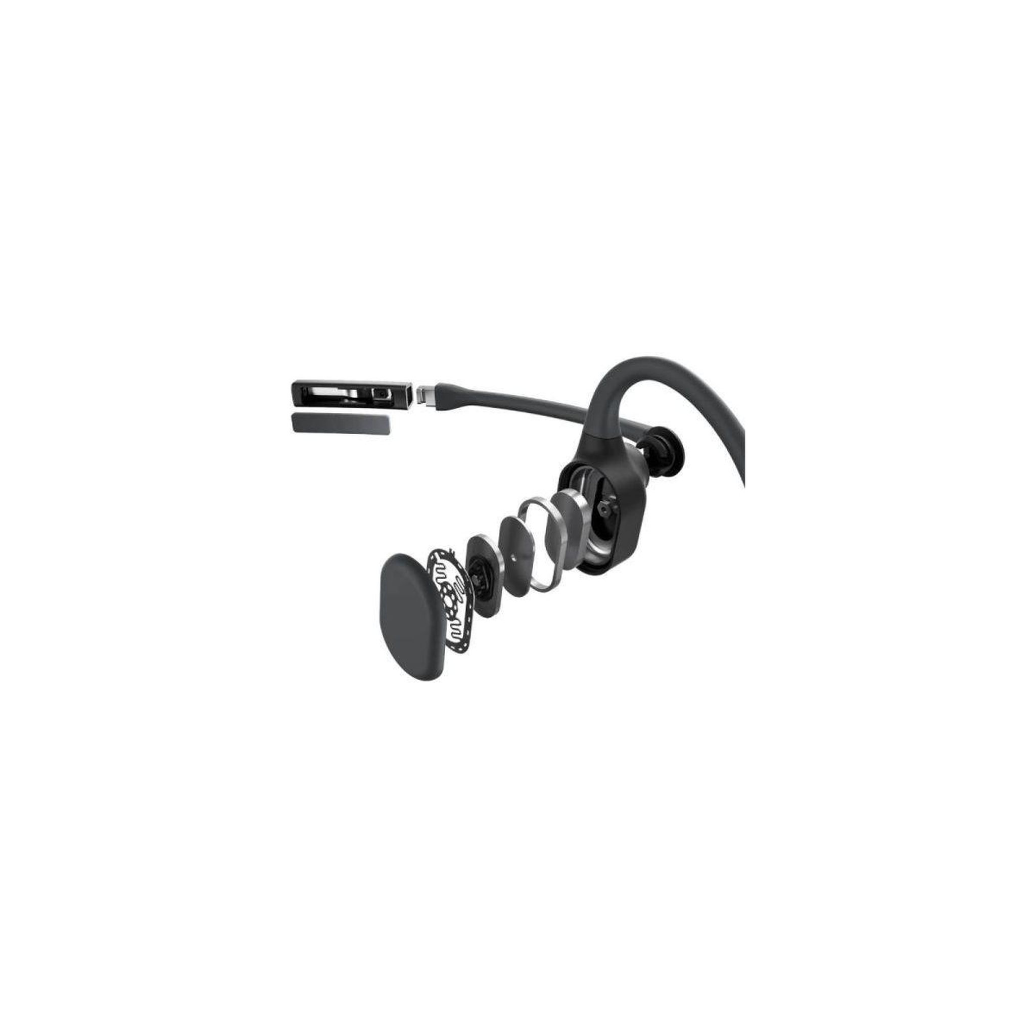 Voir la diapositive 4 : SHOKZ Micro-casque OpenComm2 - Noir