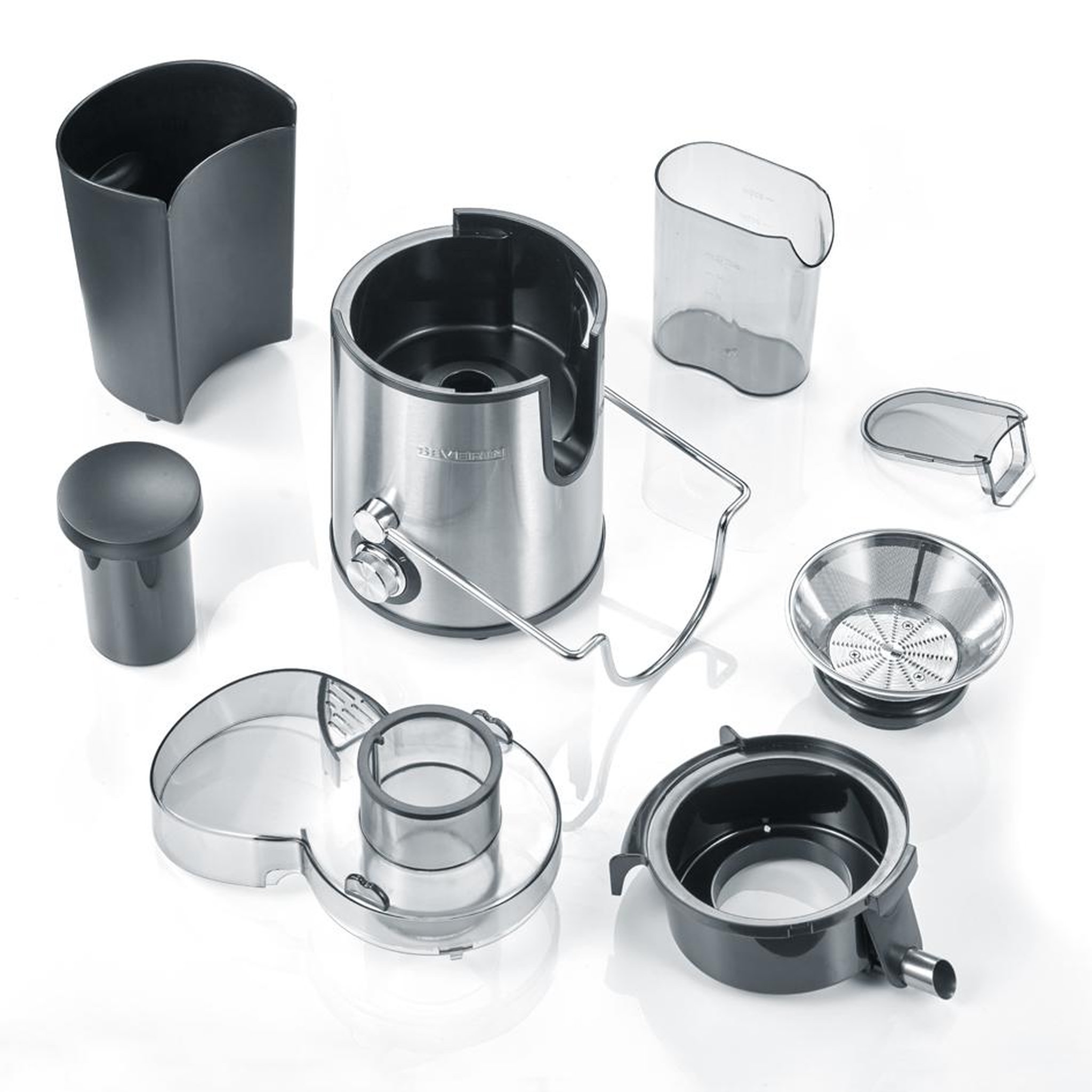 Voir la diapositive 4 : SEVERIN Centrifugeuse 400w inox/noir - ES3566