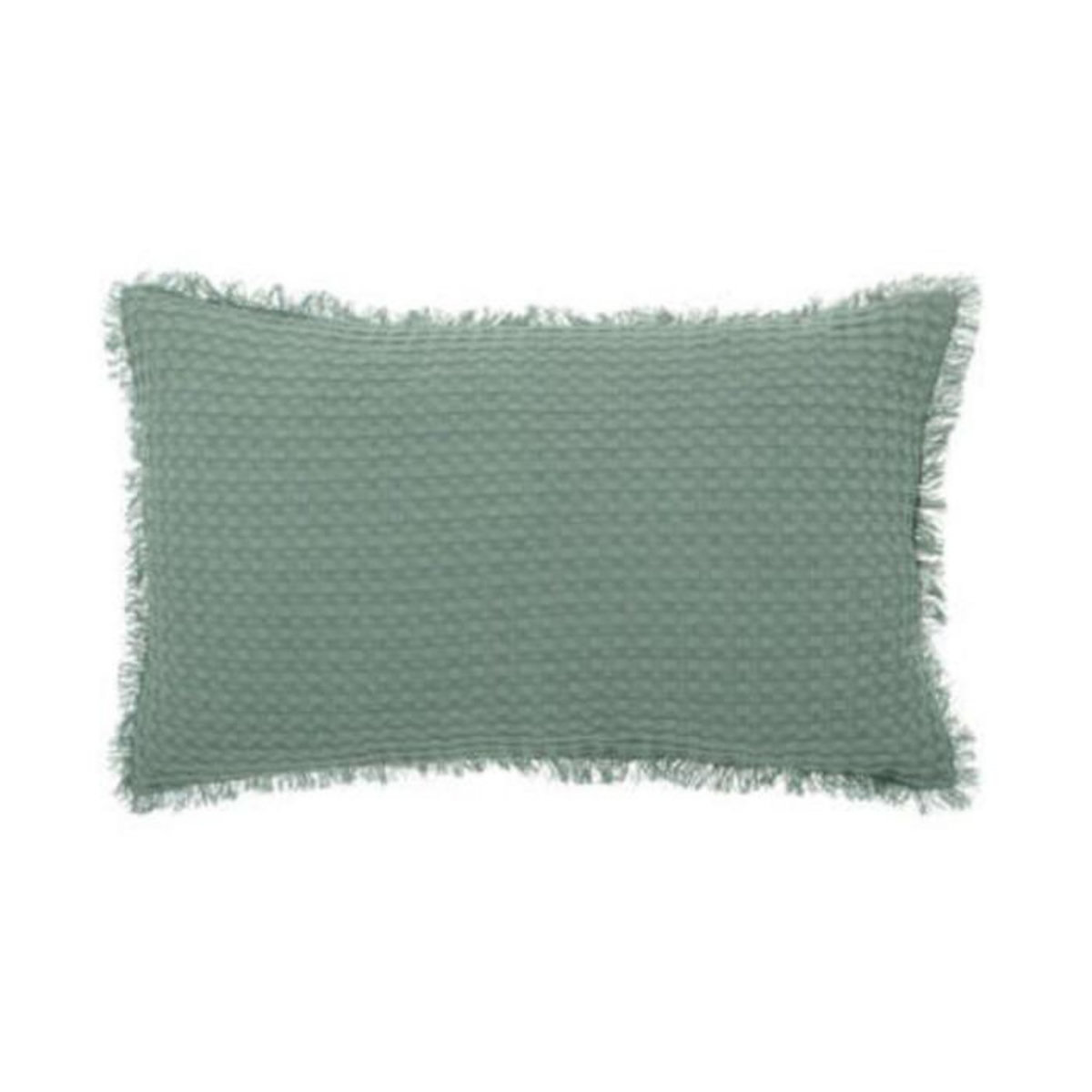 ATMOSPHERA Coussin Nid d'Abeille  Widdy  30x50cm Vert Céladon