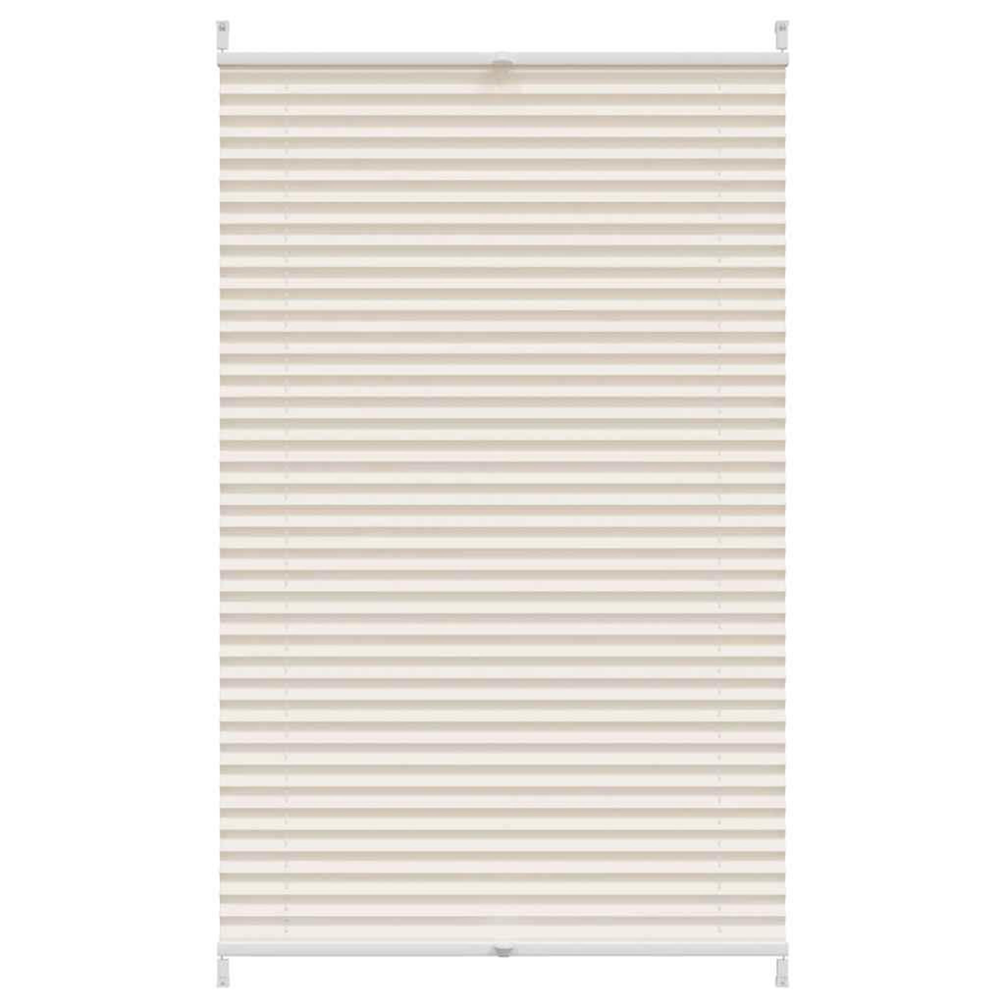 Voir la diapositive 2 : VIDAXL Store plisse 80x150 cm Creme