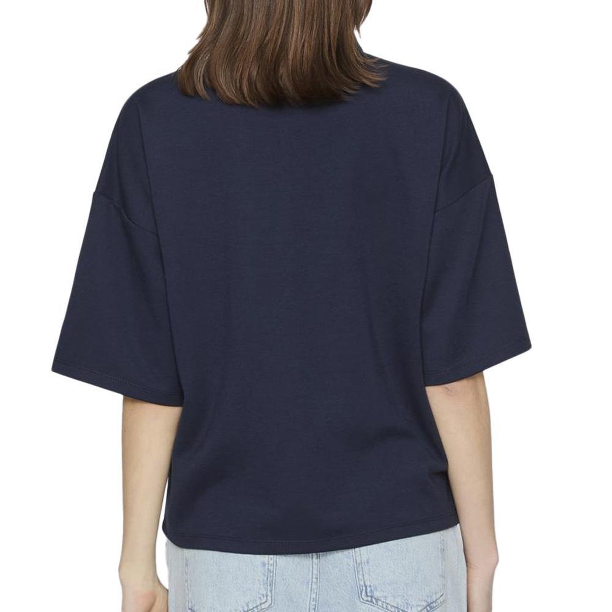 Voir la diapositive 2 : Vila T-Shirt Marine Femme Vila Siffi