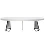 Voir la diapositive 2 : Paris Prix Table de Repas Extensible  Virginia  110-260cm Blanc