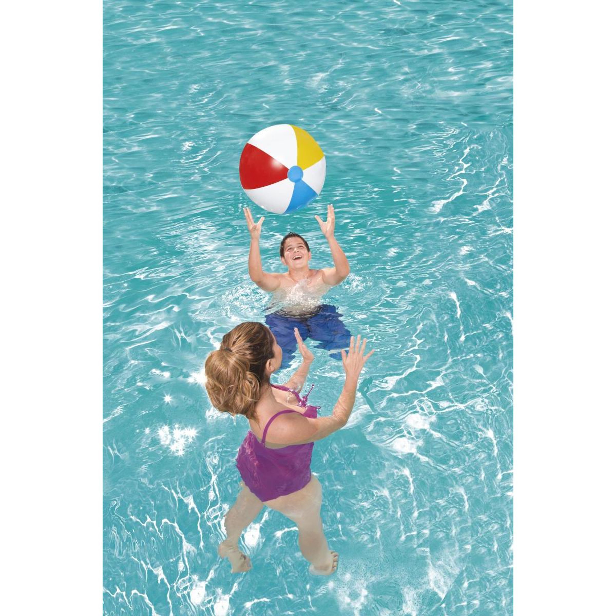Voir la diapositive 2 : BESTWAY Ballon de plage  31022 61cm