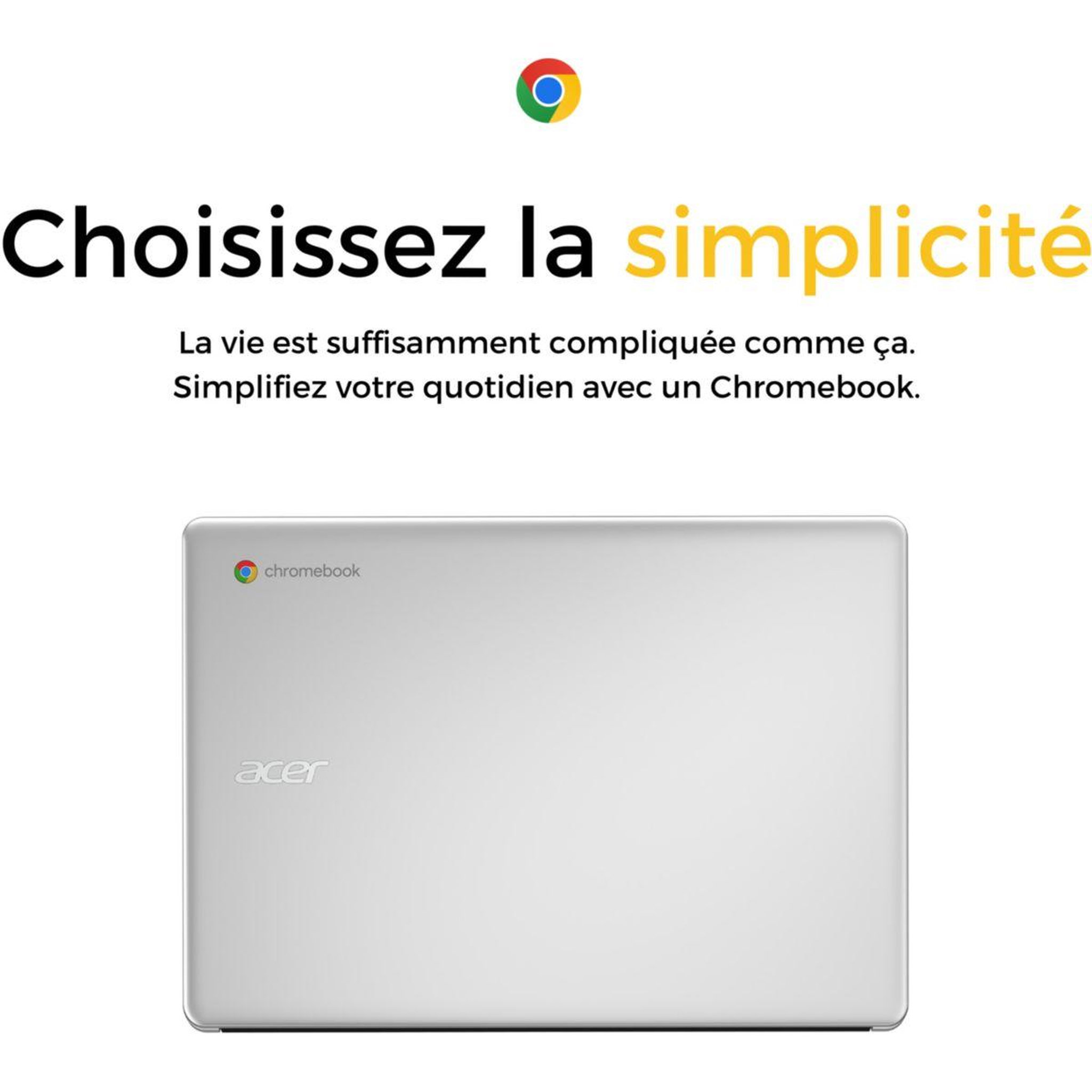 Voir la diapositive 4 : ACER Chromebook CB314-2H-K8B2