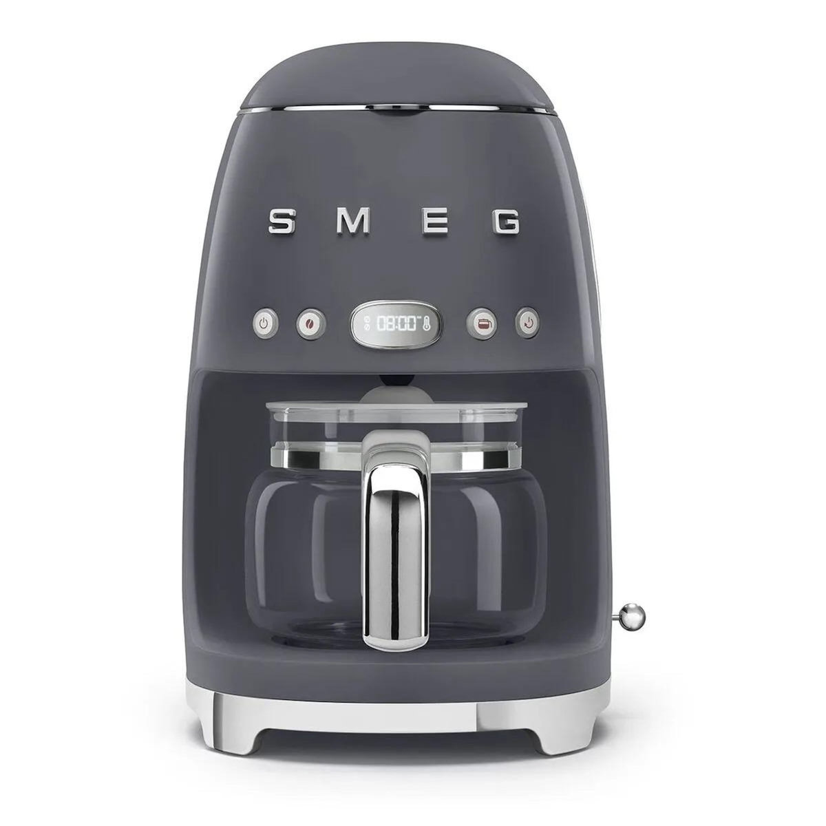 SMEG Cafetière filtre programmable 10 tasses 1050w gris - DCF02GREU