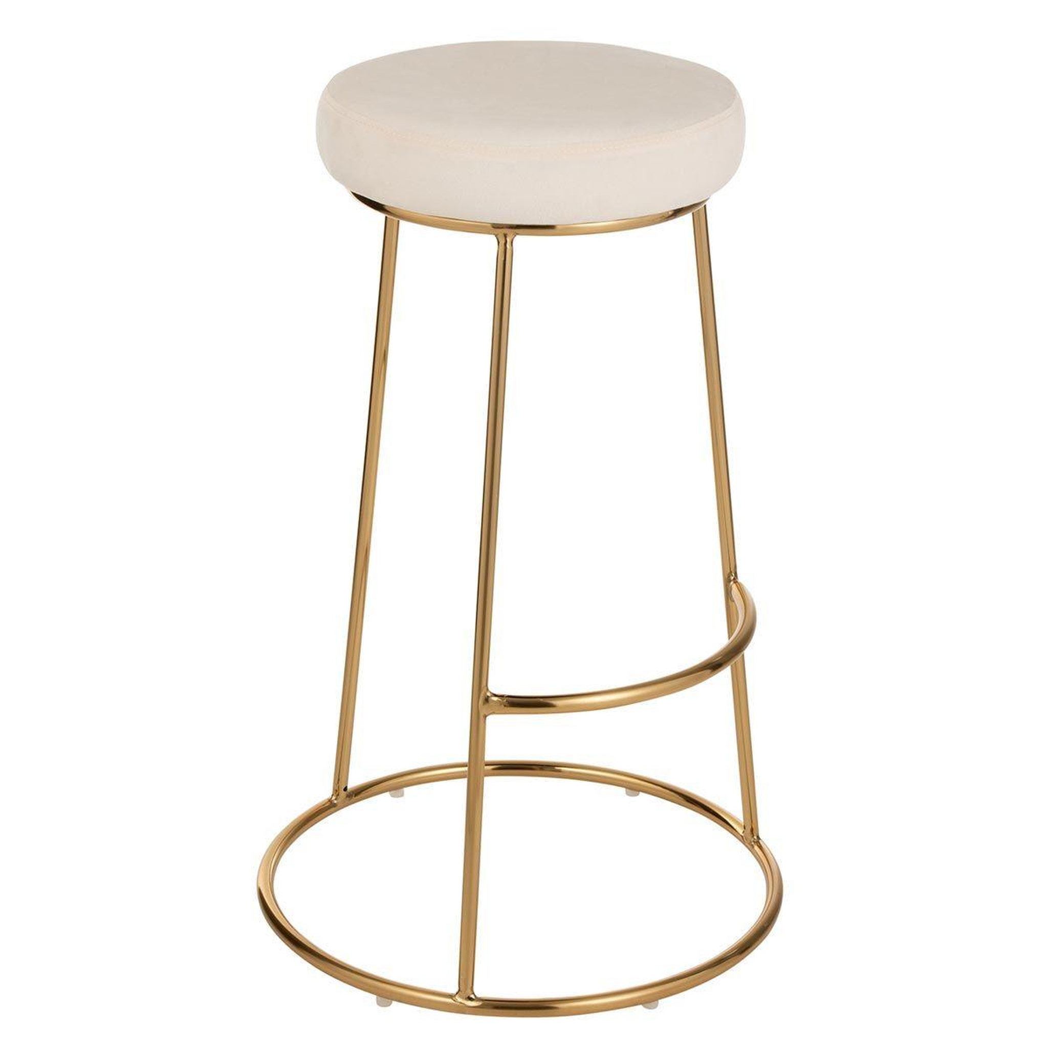 Voir la diapositive 4 : J-LINE Galette de Chaise Ronde  Assise  34cm Blanc