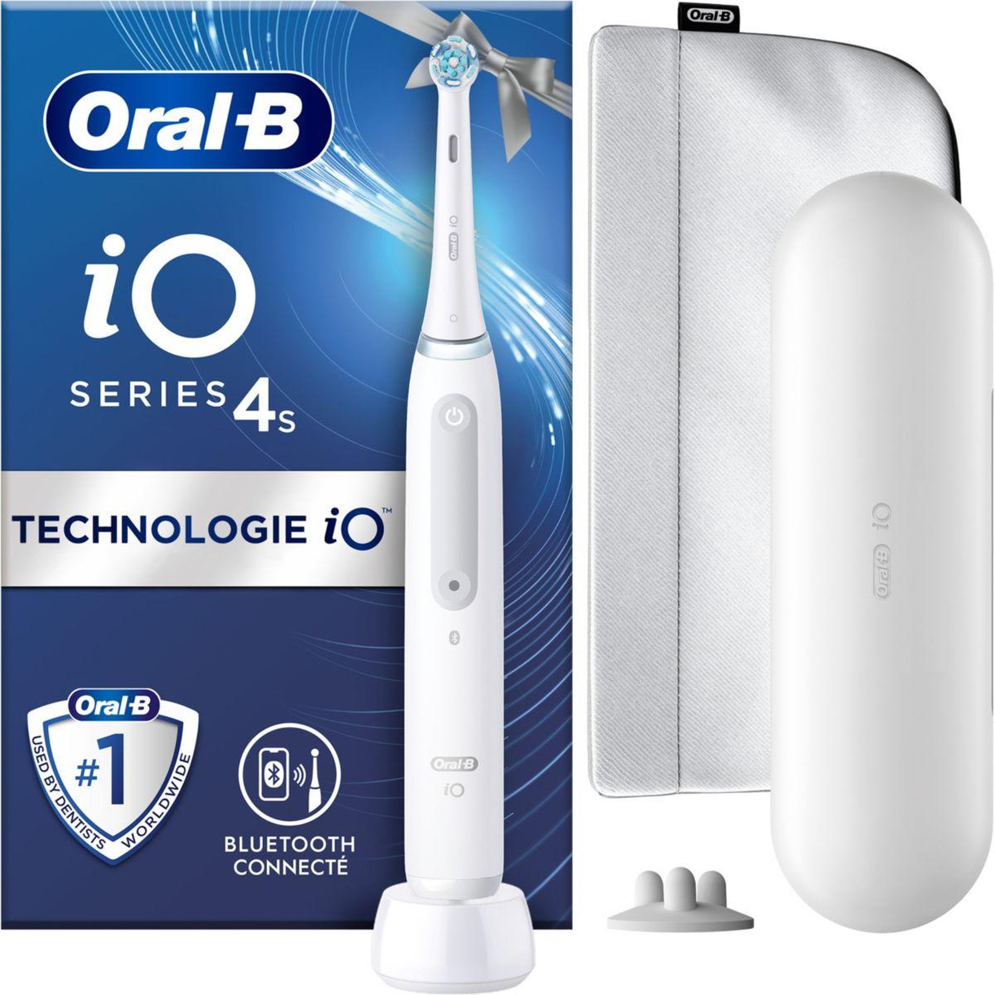 ORAL B Brosse à dents électrique IO 4 White edition cadeau
