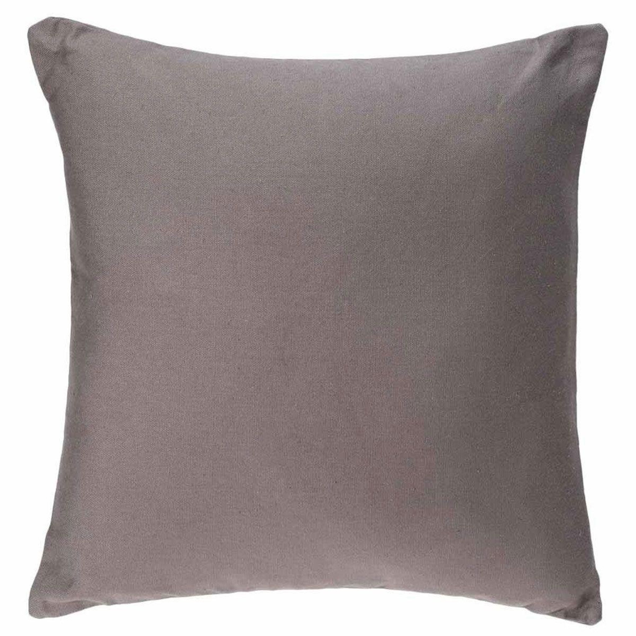 Voir la diapositive 1 : ATMOSPHERA Coussin Déhoussable  Jovi  38x38cm Gris Clair