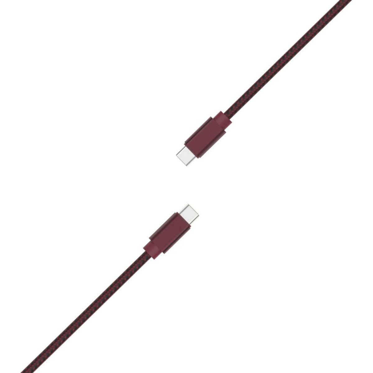 ADEQWAT Câble USB C vers USB-C Dark Red 2m