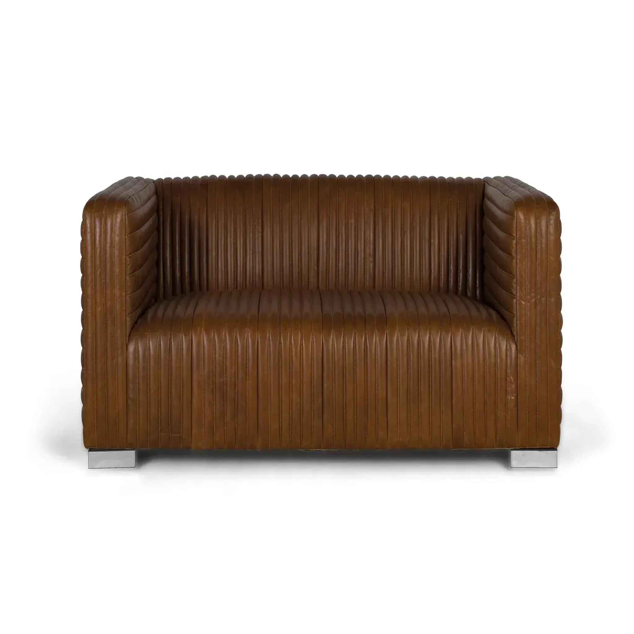 GINER Y COLOMER SL Canapé en cuir 220cm style contemporain moderne