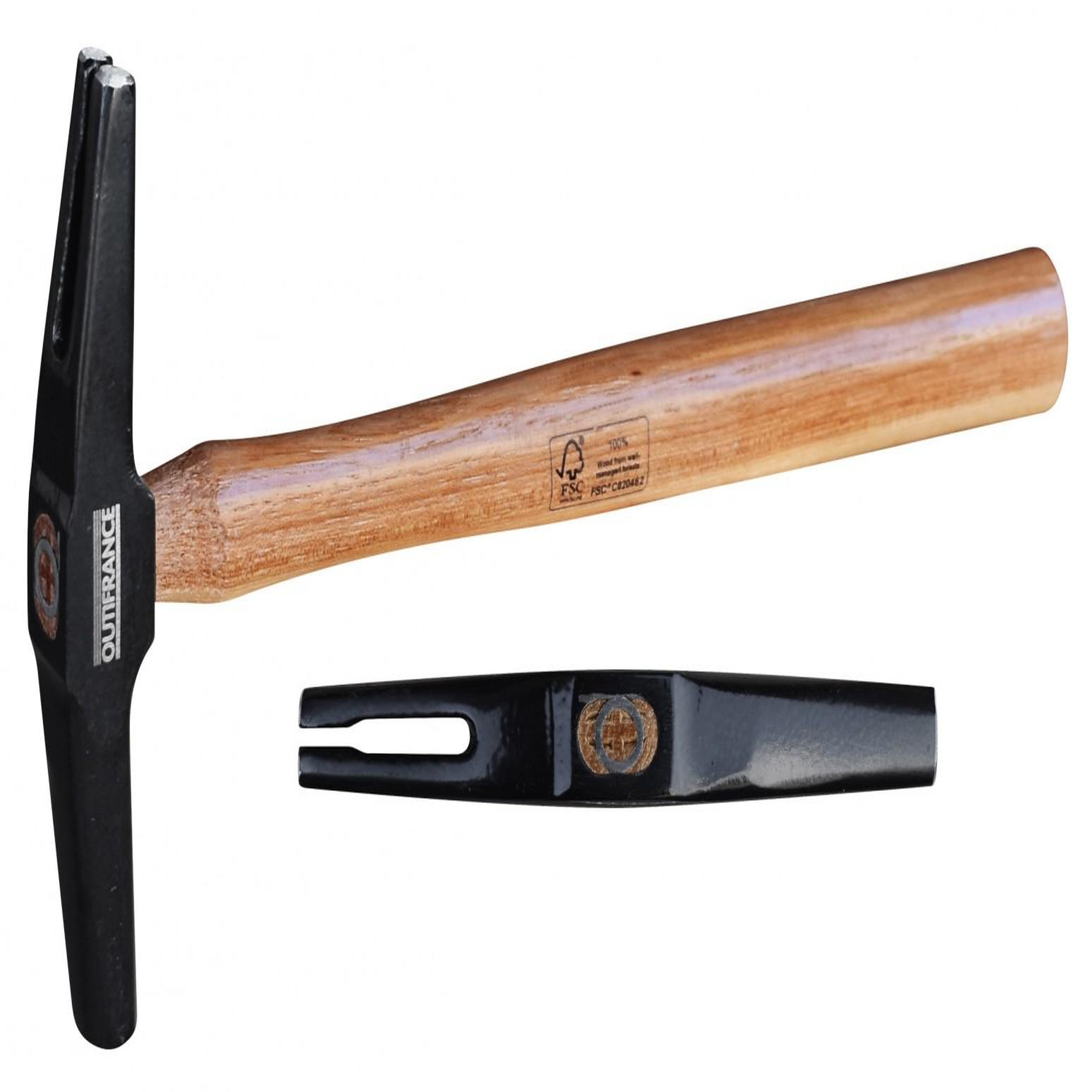 OUTIFRANCE Marteau de tapissier bois OUTIFRANCE, 0.1 kg