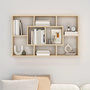 Voir la diapositive 3 : VIDAXL Etagere murale Chene Sonoma 85x16x52,5 cm Bois d'ingenierie