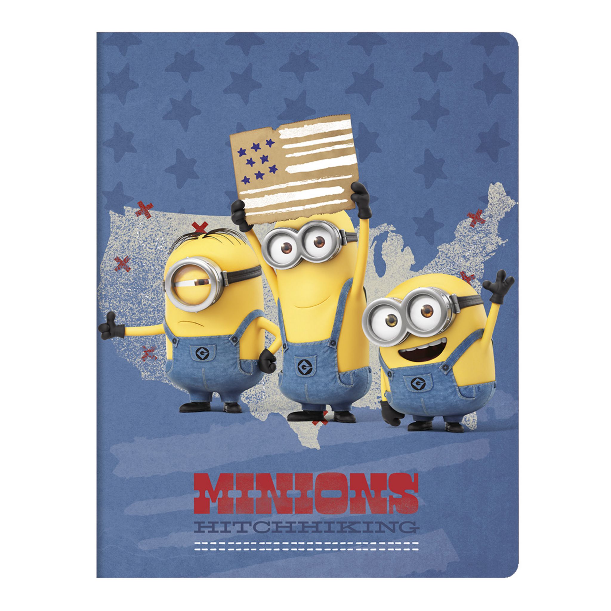 LES MINIONS Cahier Piqué 17x22cm 96 Pages Grands Carreaux Seyes Les ...