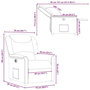 Voir la diapositive 6 : VIDAXL Fauteuil inclinable electrique Marron Tissu