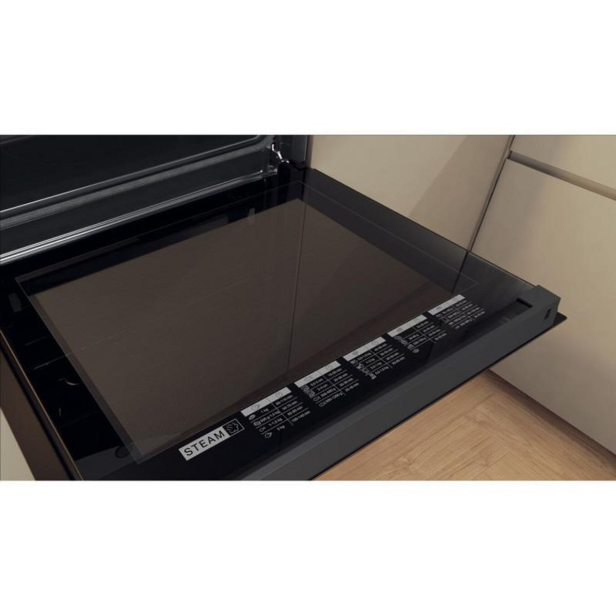 Whirlpool Four intégrable 71l 60cm pyrolyse noir - OMSK58RU1SB