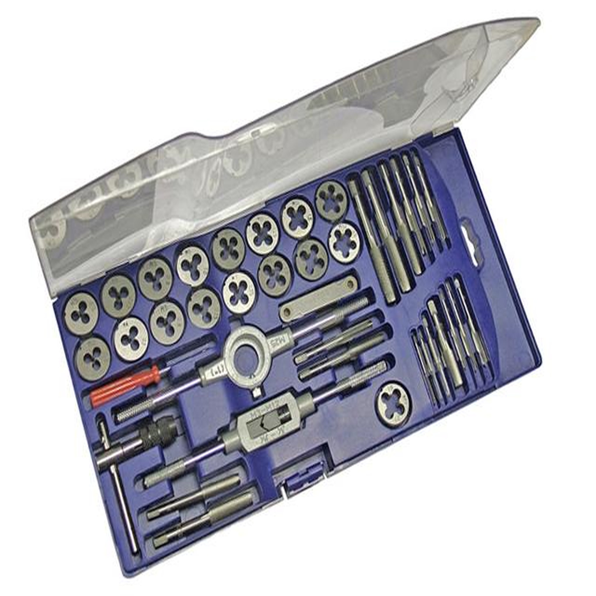 OUTIFRANCE Coffret plastique de tarauds et filières 39 pièces