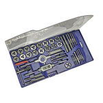 OUTIFRANCE Coffret plastique de tarauds et filières 39 pièces