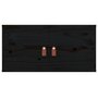 Voir la diapositive 3 : VIDAXL Armoire murale Noir 60x30x30 cm Bois de pin massif