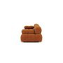 Voir la diapositive 4 : LISA DESIGN Ruby - canapé droit modulable 3 places en velours texturé