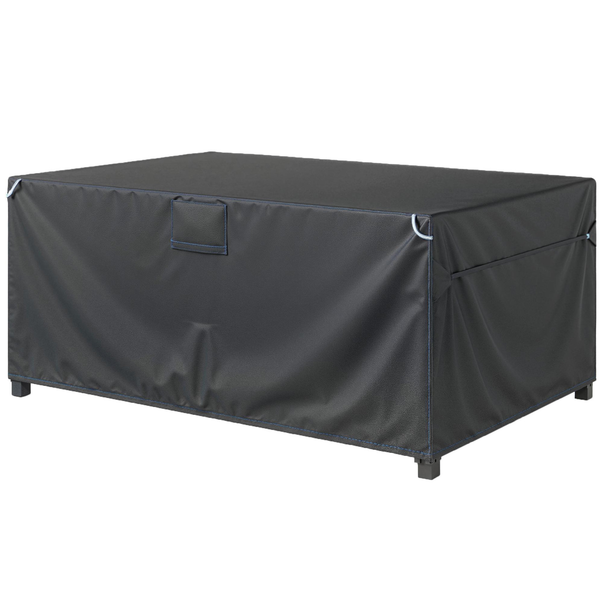 Voir la diapositive 5 : OUTSUNNY Housse salon de jardin imperméable avec évent tissu oxford 420d noir
