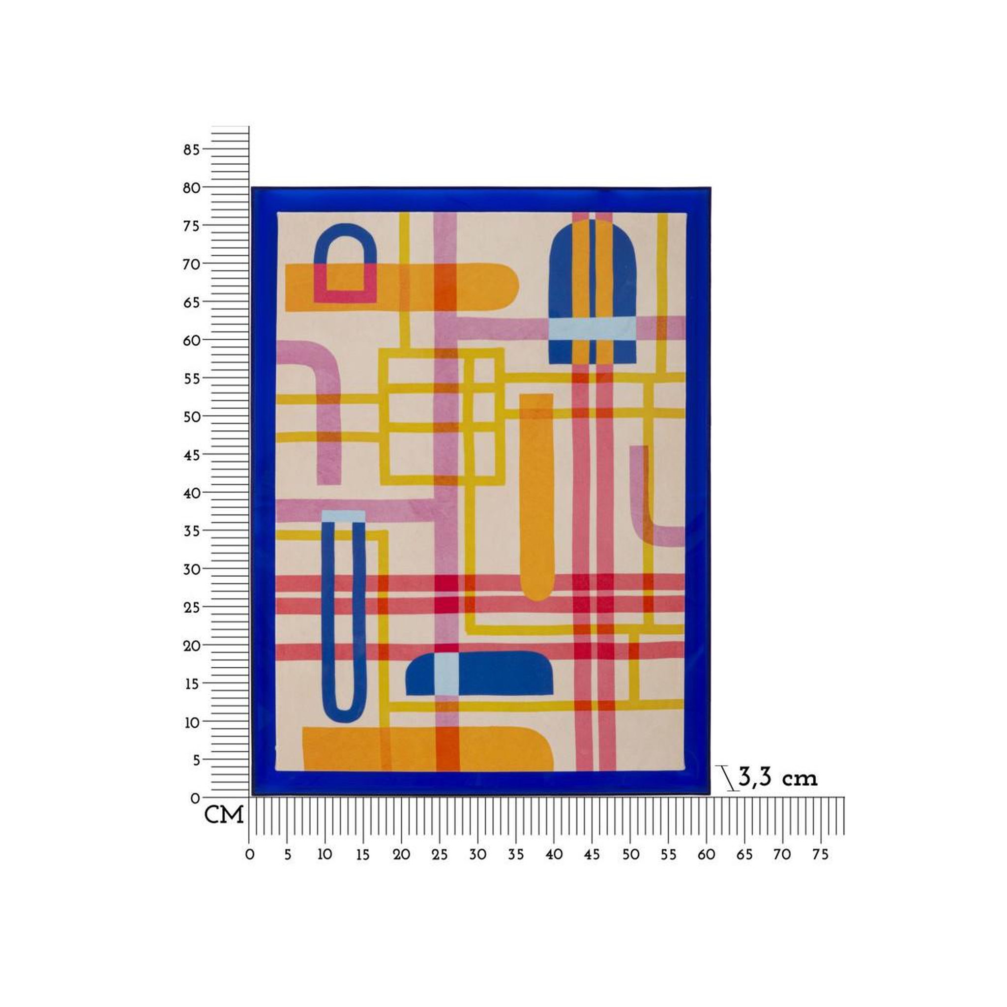 Voir la diapositive 6 : Paris Prix Tableau imprimé  modis ii  60x80cm multicolore