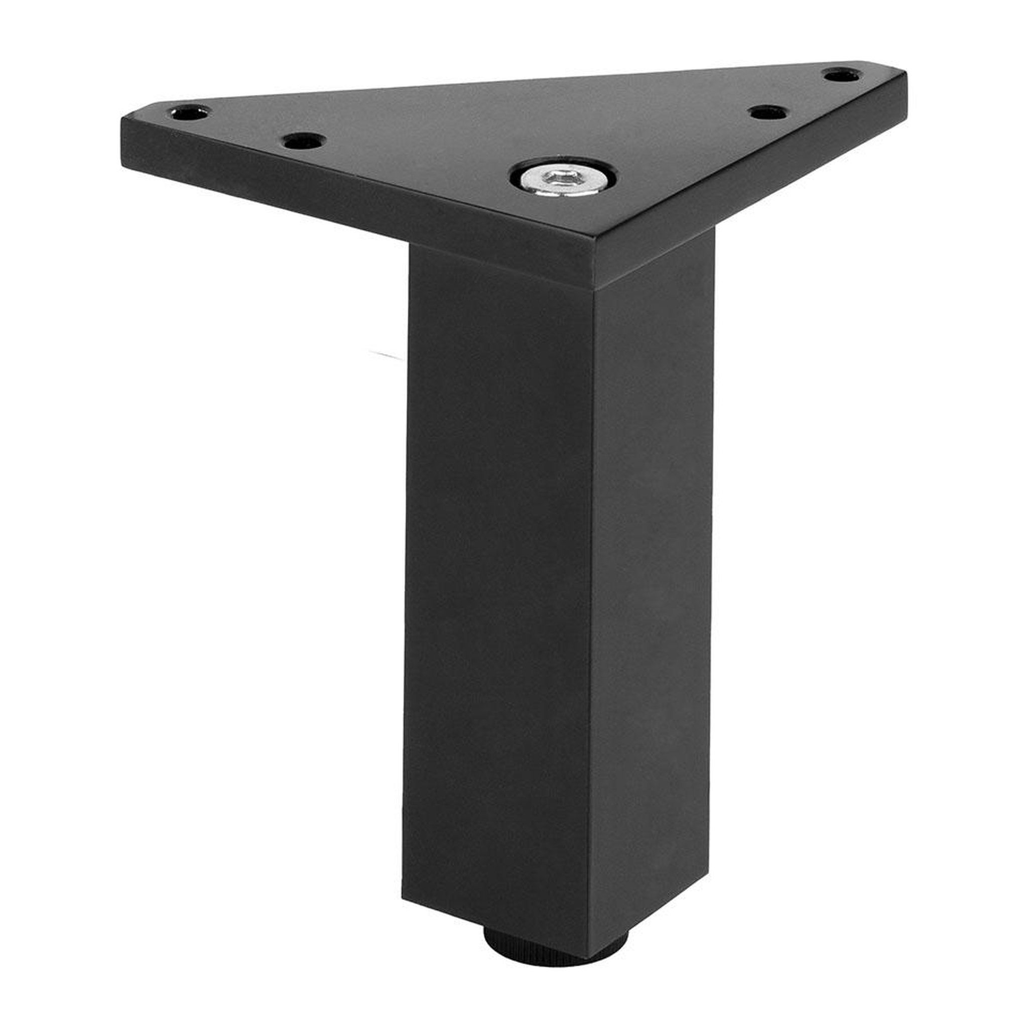 CENTRALE BRICO Pied de meuble fa002 120 mm réglable noir mat