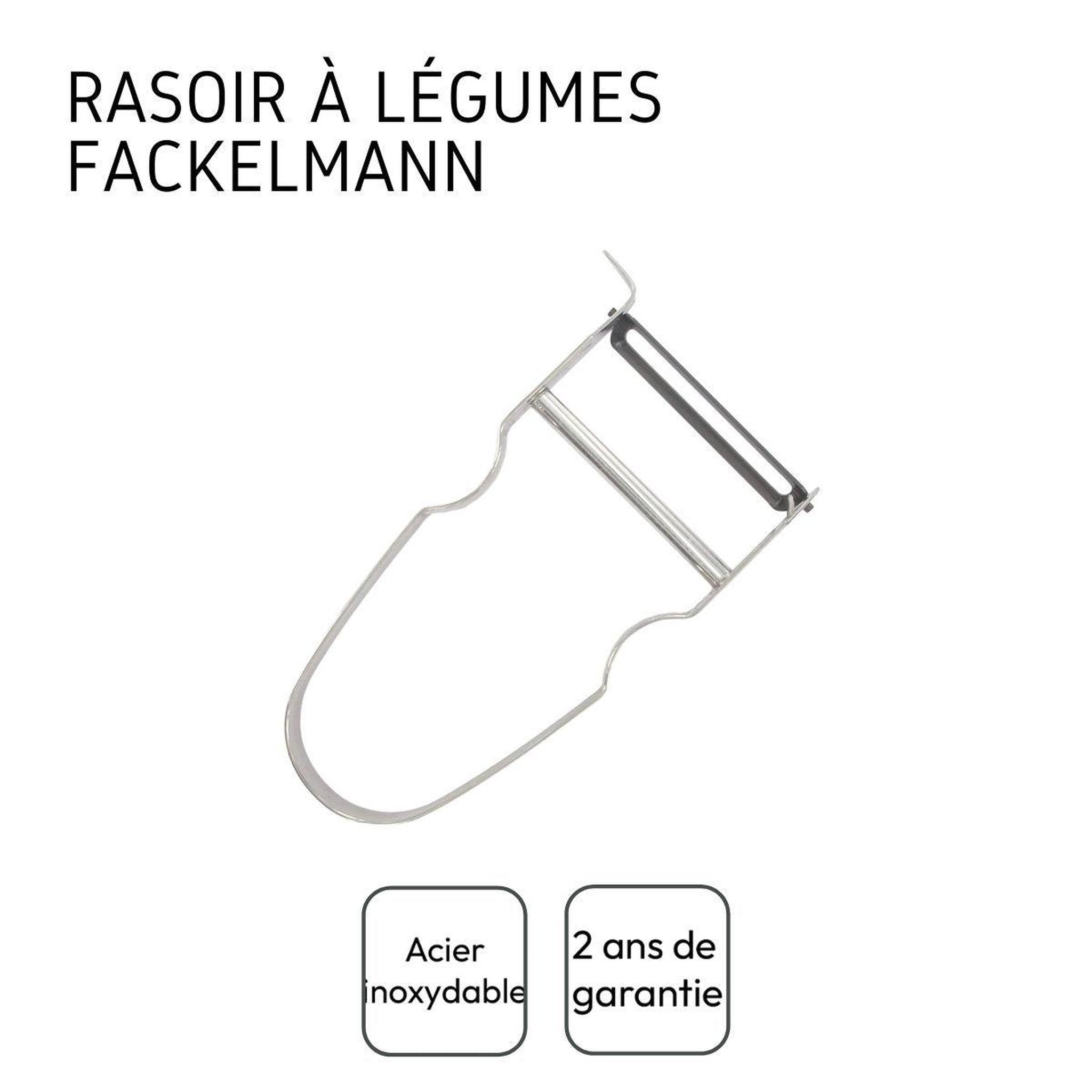 Voir la diapositive 4 : Fackelmann Rasoir à légumes 11 cm castor fackelmann