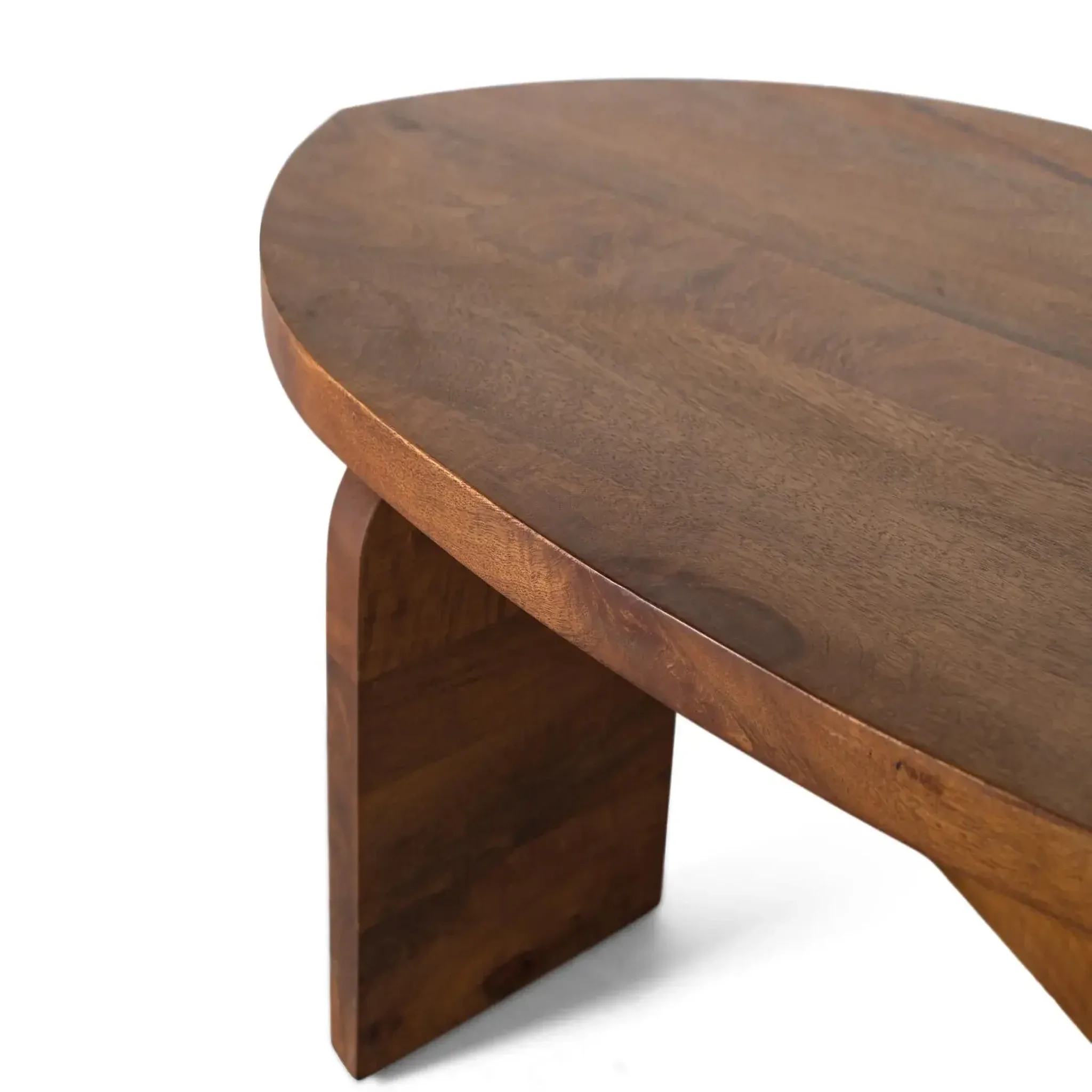 Voir la diapositive 4 : GINER Y COLOMER SL Table basse en bois de manguier 110 cm style rustique moderne