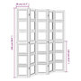 Voir la diapositive 6 : VIDAXL Cloison de separation 5 panneaux blanc bois de paulownia massif