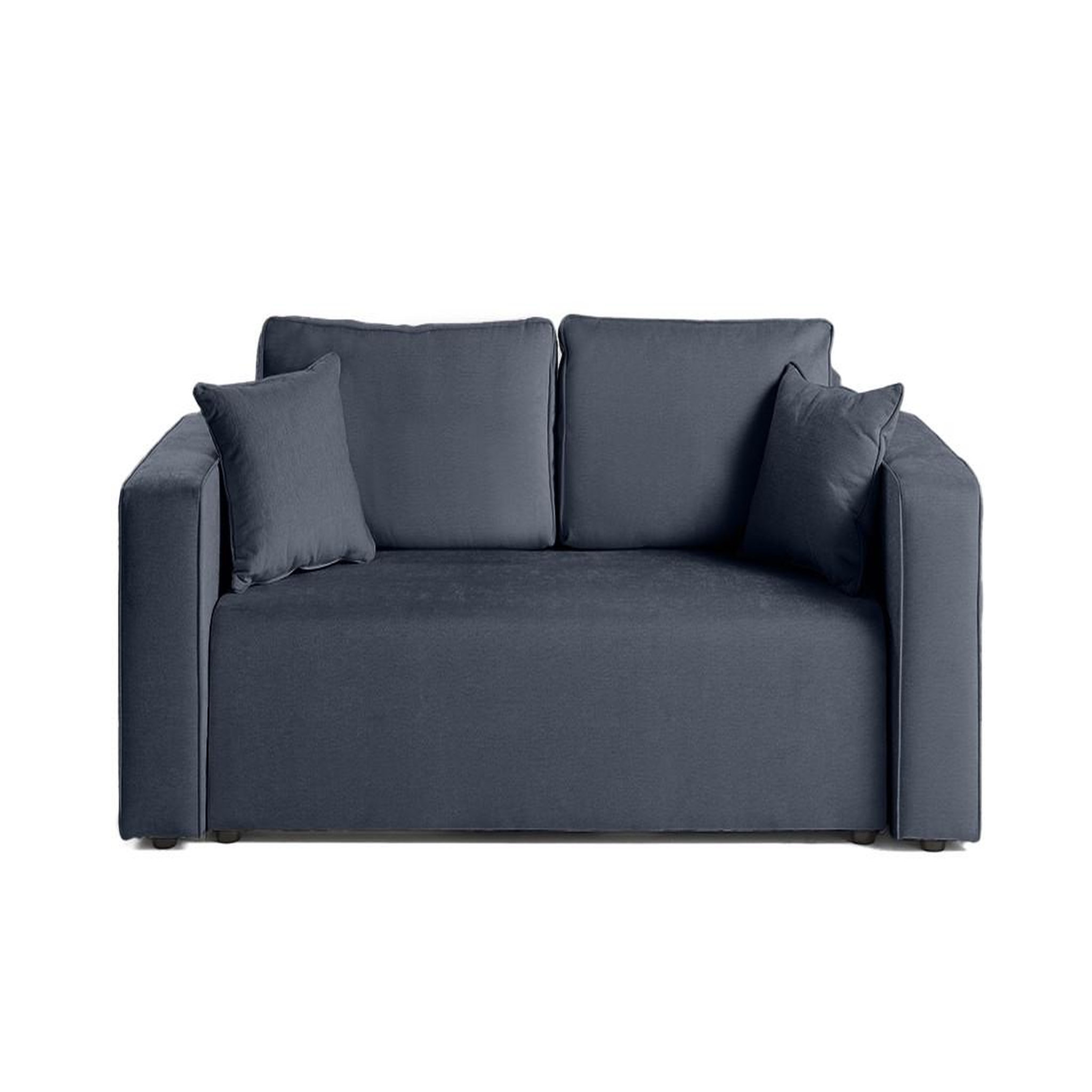 Voir la diapositive 1 : BEST MOBILIER Topaze - canapé droit 2 places - en tissu