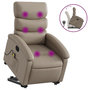 Voir la diapositive 2 : VIDAXL Fauteuil inclinable de massage Cappuccino Similicuir
