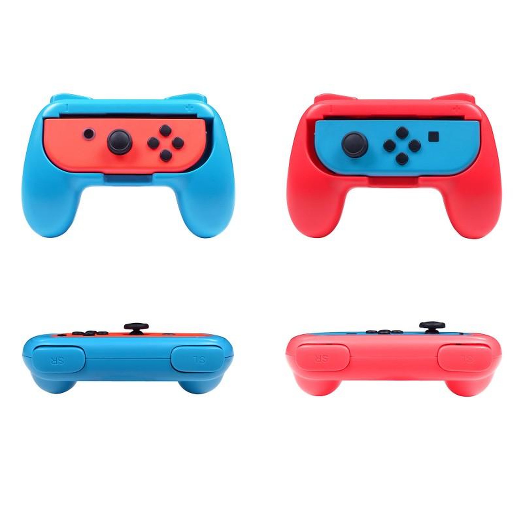 Voir la diapositive 5 : Subsonic 2 grips manette pour joy cons bleu et rouge