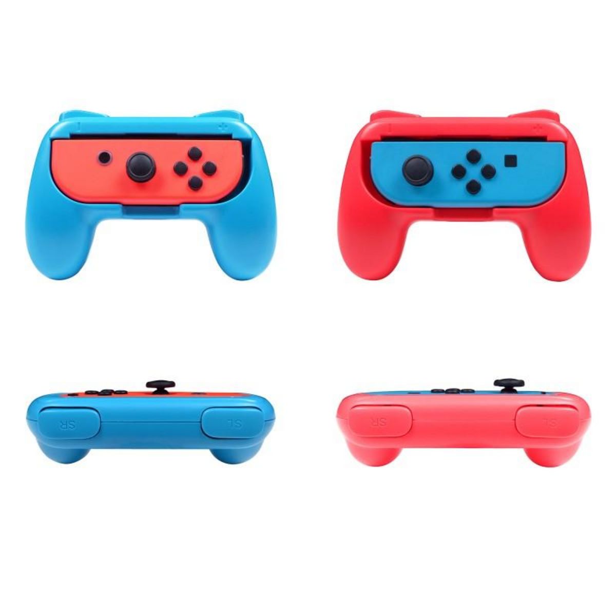 Subsonic 2 grips manette pour Joy Cons Bleu et Rouge