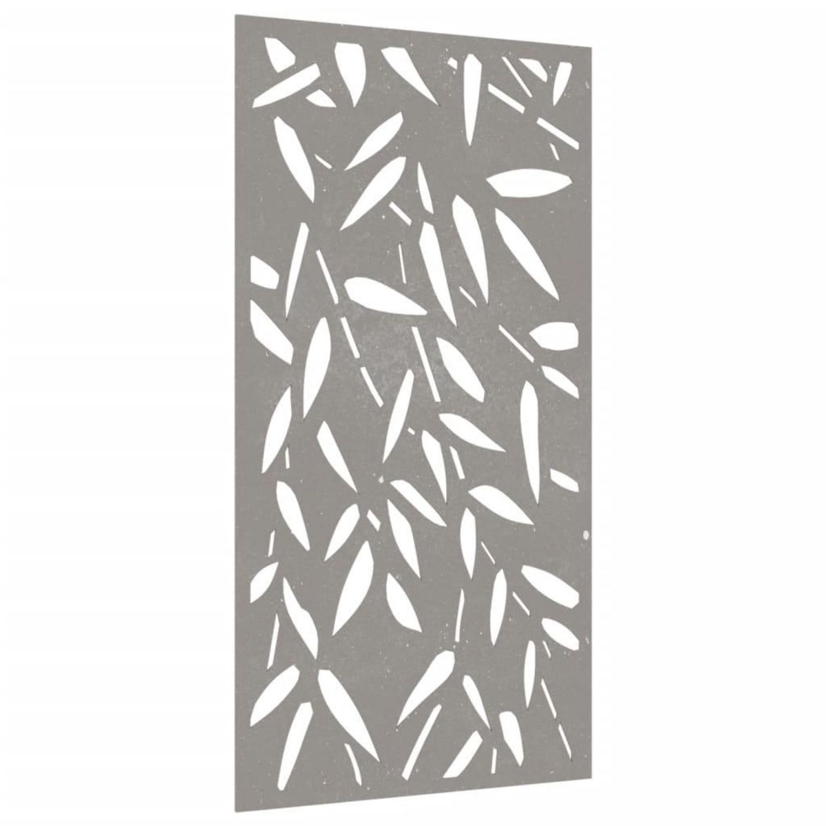 VIDAXL Decoration murale jardin 105x55 cm design de feuille de bambou