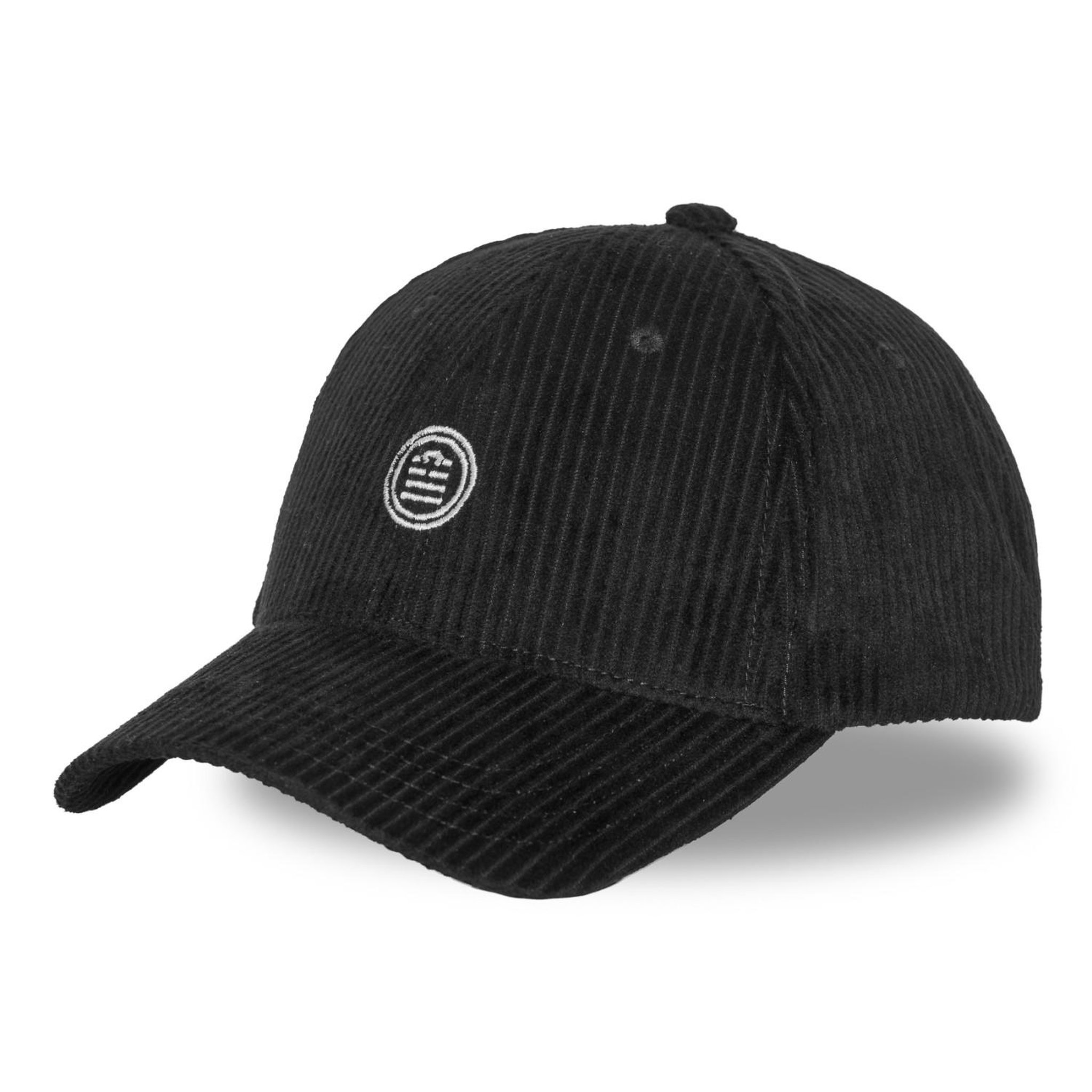 SERGE BLANCO Casquette baseball en velours côtelé Velvet. Coloris disponibles : Noir