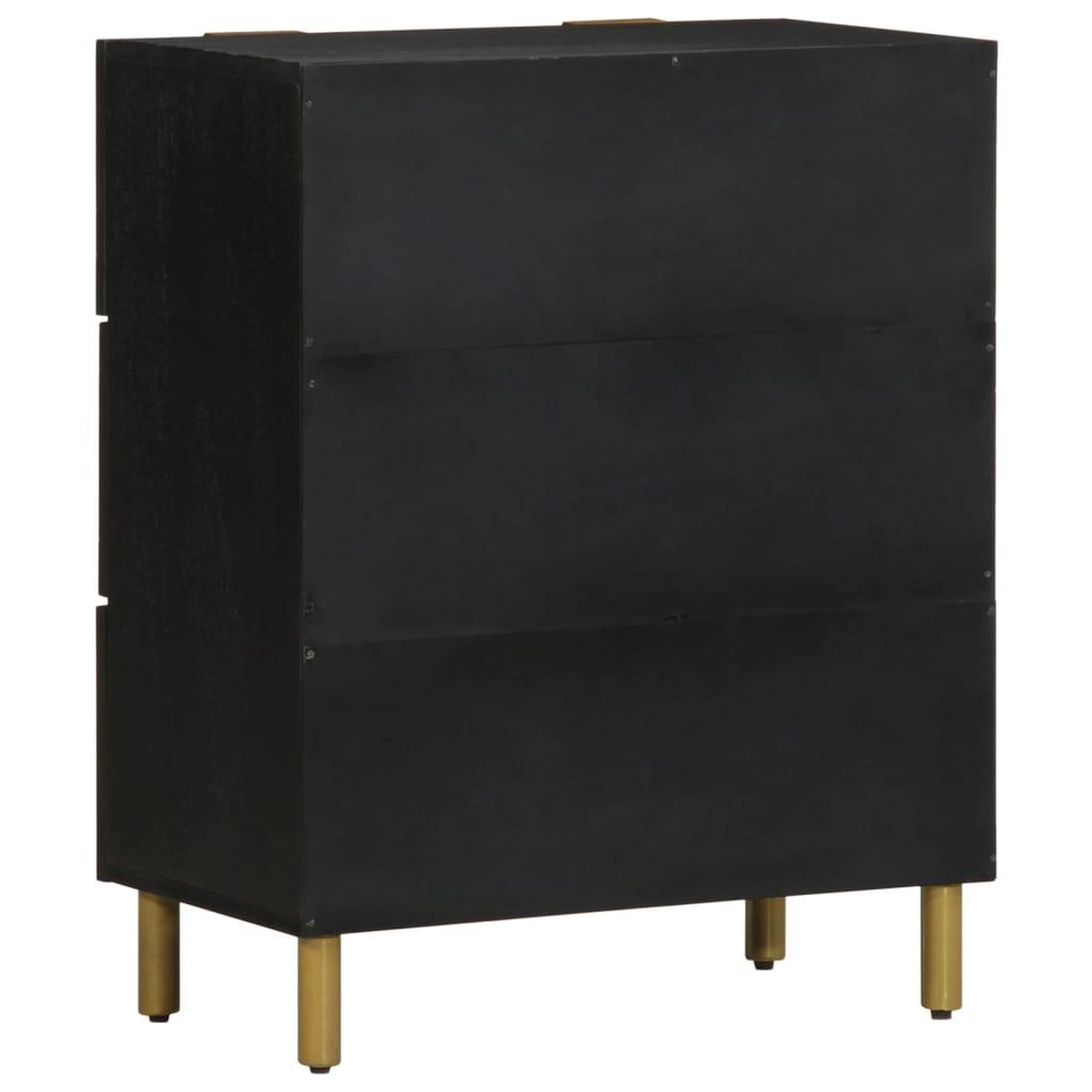Voir la diapositive 5 : VIDAXL Buffet noir 60x33x75 cm bois d'ingenierie