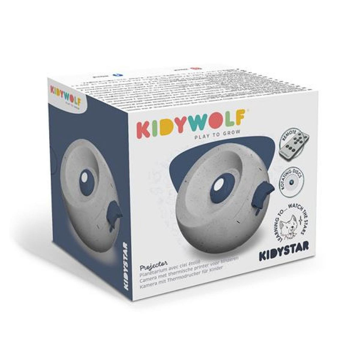 KIDYWOLF KIDYSTAR  - planetarium HD avec 6 disques rotatifs bleu