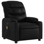 Voir la diapositive 4 : VIDAXL Fauteuil de massage inclinable electrique noir similicuir