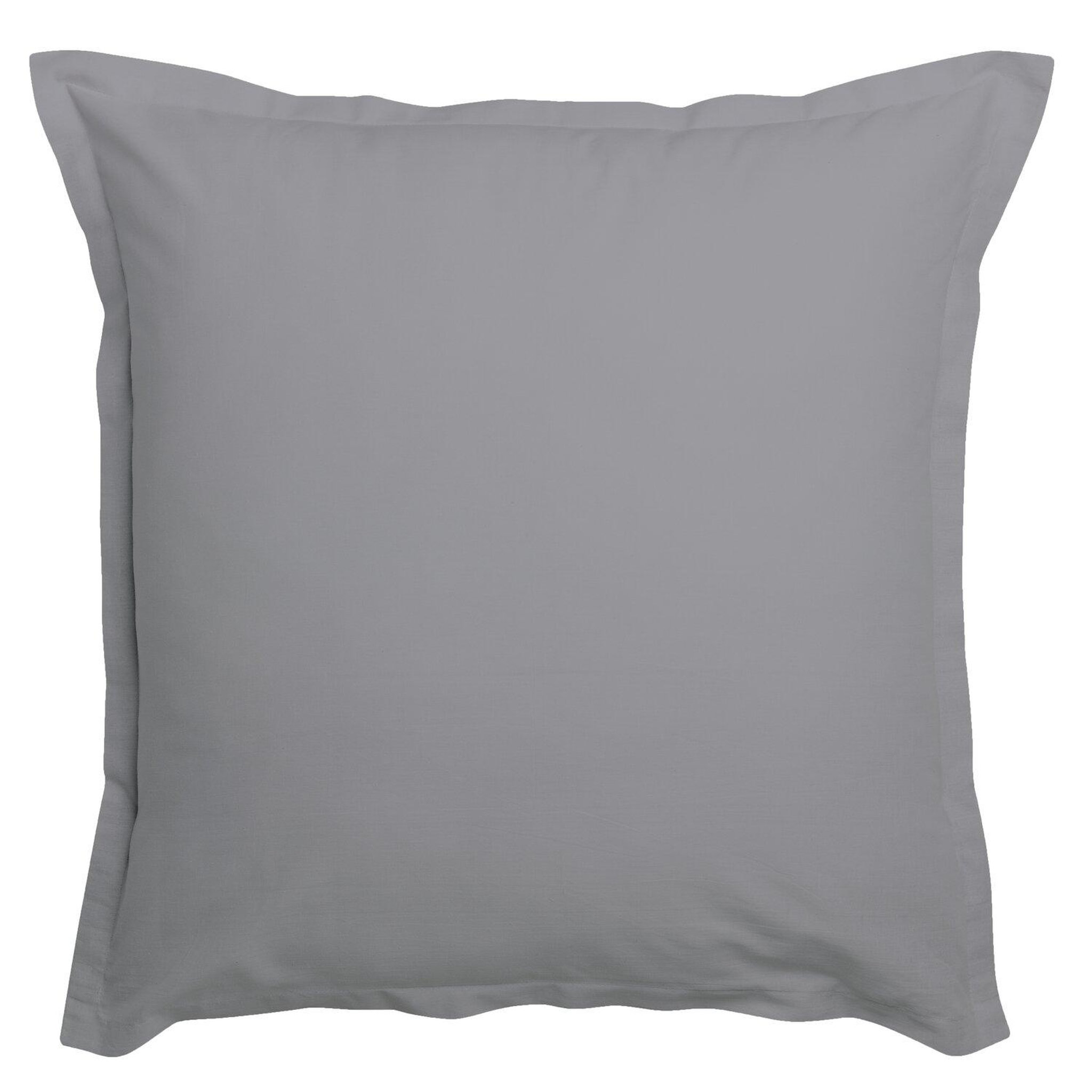 Home collection Paire de taies d'oreiller 100% coton 57fils. Coloris disponibles : Rouge, Blanc, Gris, Beige, Vert, Bleu, Jaune