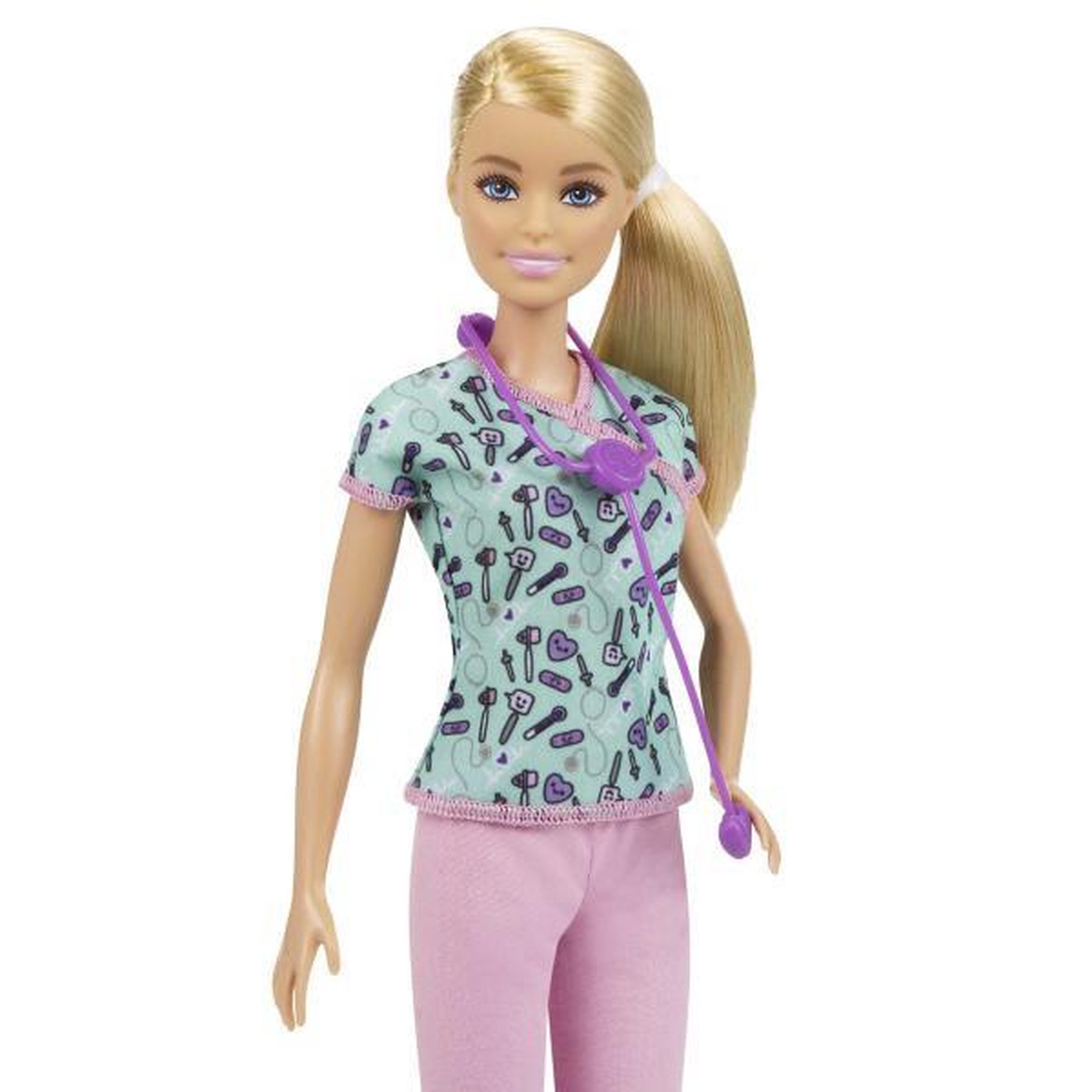 Voir la diapositive 3 : BARBIE Barbie - Barbie infirmiere - Poupée Mannequin - Des 3 ans GTW39
