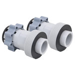 VIDAXL Adaptateurs de tuyaux de piscine Type B 2 pcs