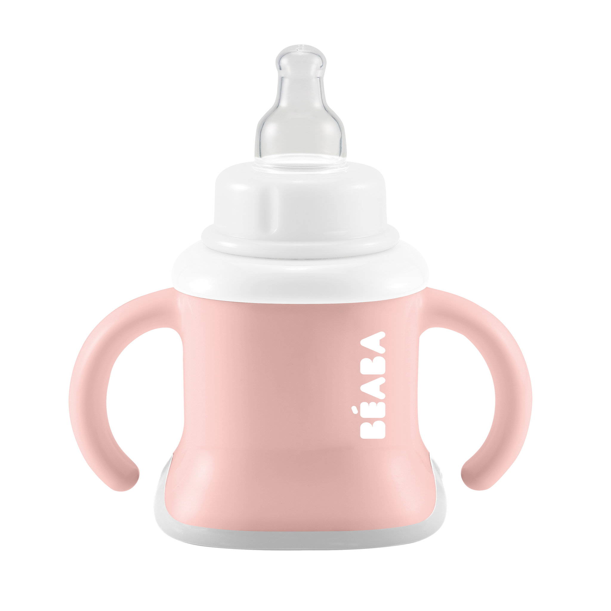 BEABA Tasse Evoluclip 3 en 1 rose
