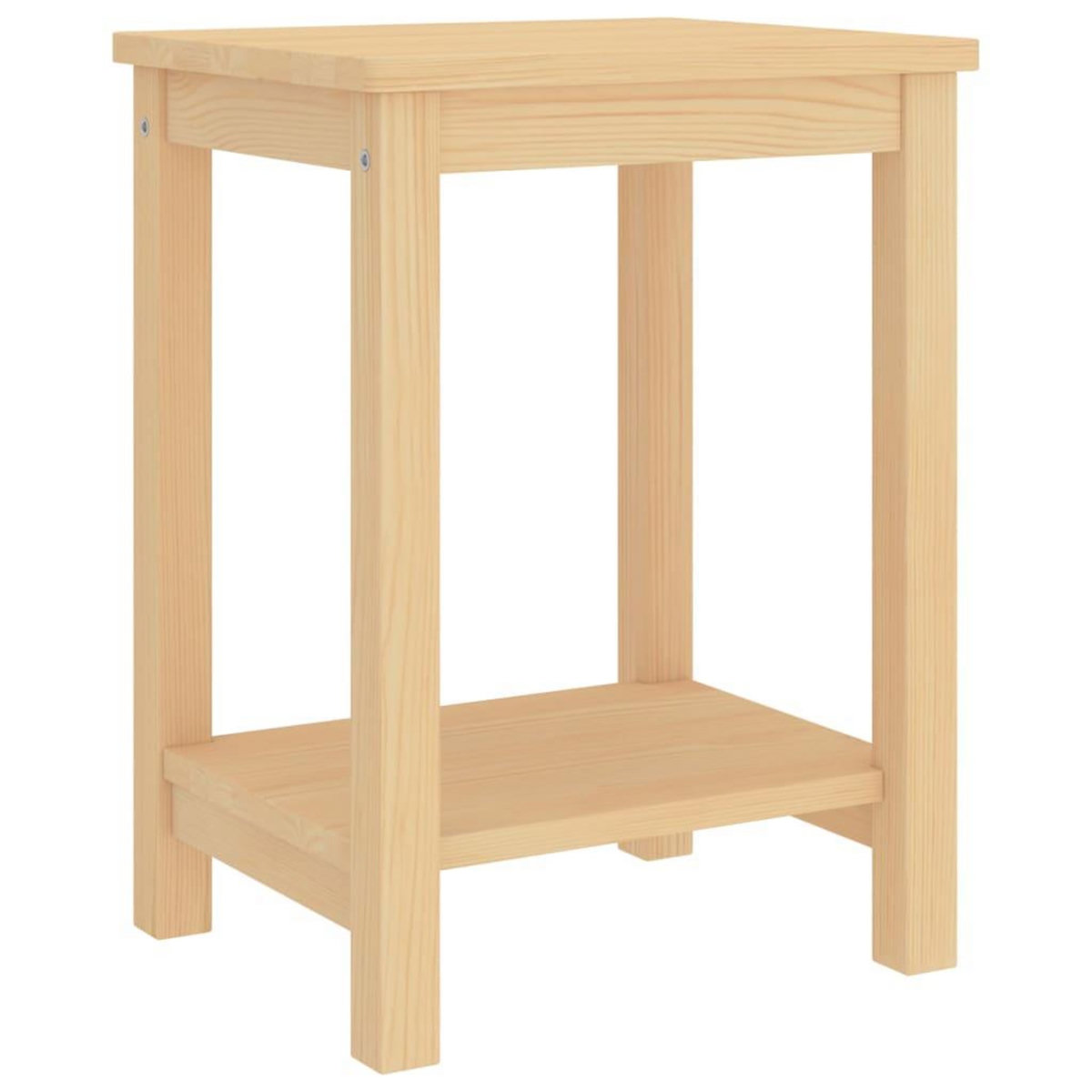 VIDAXL Table de chevet naturel 35x30x47 cm bois de pin massif