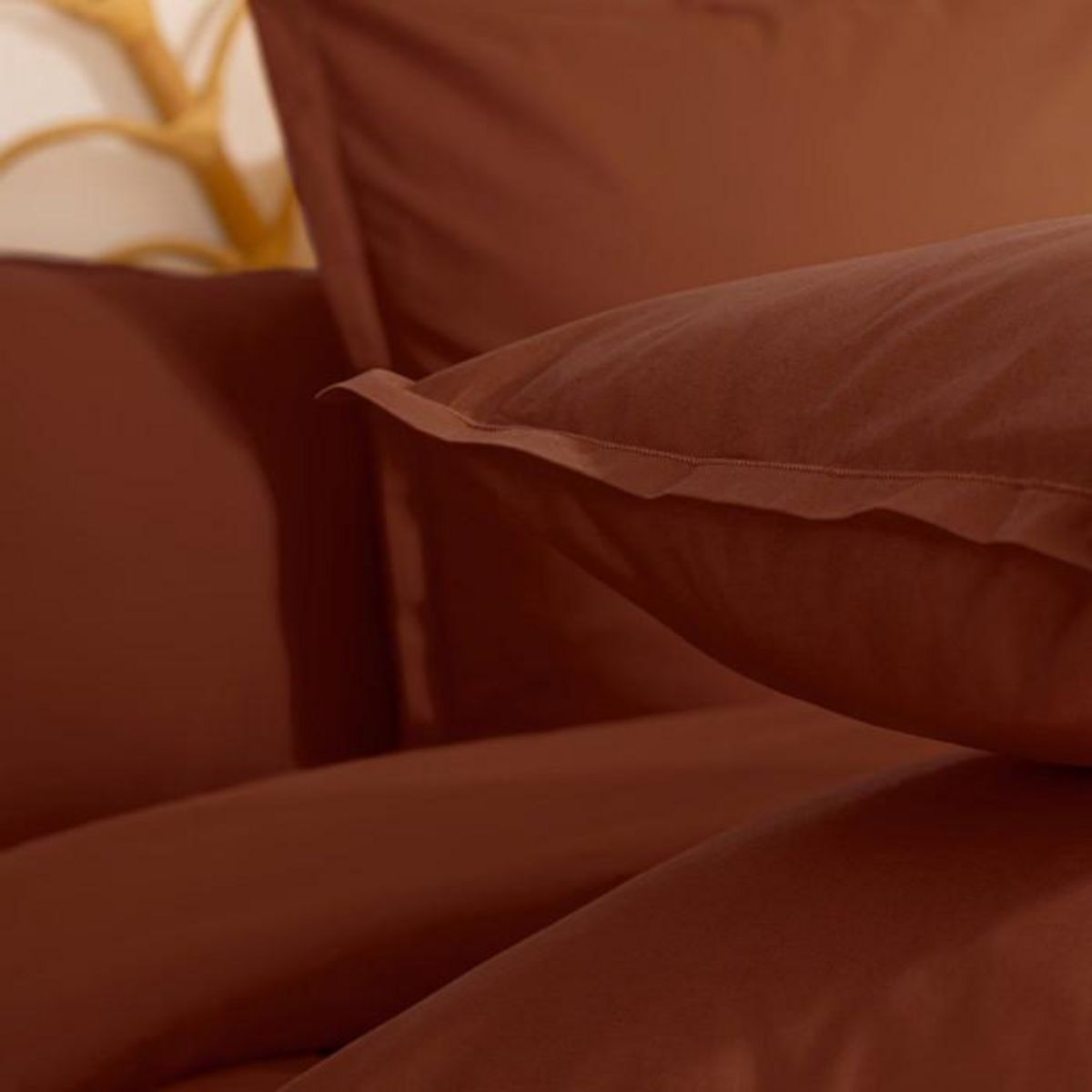 ATMOSPHERA Taie d'Oreiller  Intérieur  63x63cm Terracotta