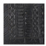 Voir la diapositive 6 : Rendez vous déco Armoire gravée en bois noir et métal doré-Chimane