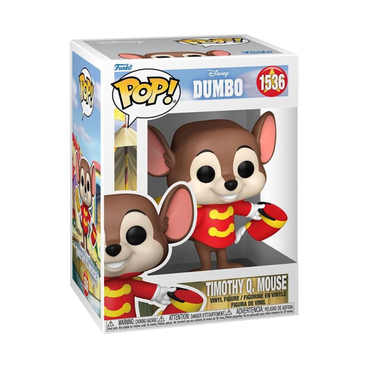 Funko Figurine Funko Pop Disney Dumbo S3 Timothy Q. Mouse