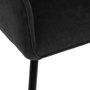 Voir la diapositive 3 : ATMOSPHERA Lot de 2 Chaises Fauteuils  Visoca  83cm Noir
